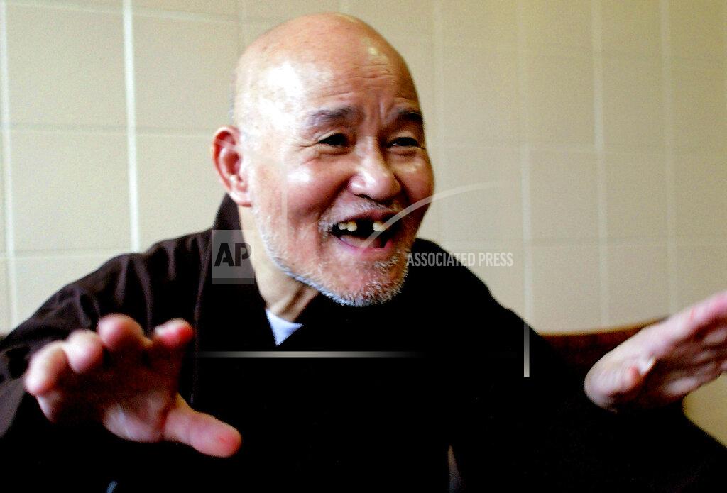Richard Vogel FILE - In this July 8, 2003, file photo, Buddhist monk Thich Quang Do, a Nobel Peace Prize nominee, speaks during an interview at the Thanh Minh Zen Monastery in Ho Chi Minh City, Vietnam. Do, who became the public face of religious dissent in Vietnam while the communist government kept him in prison or under house arrest for more than 20 years, died Saturday, Feb. 22, 2020 in Ho Chi Minh City. He was 91. (AP Photos/Richard Vogel)