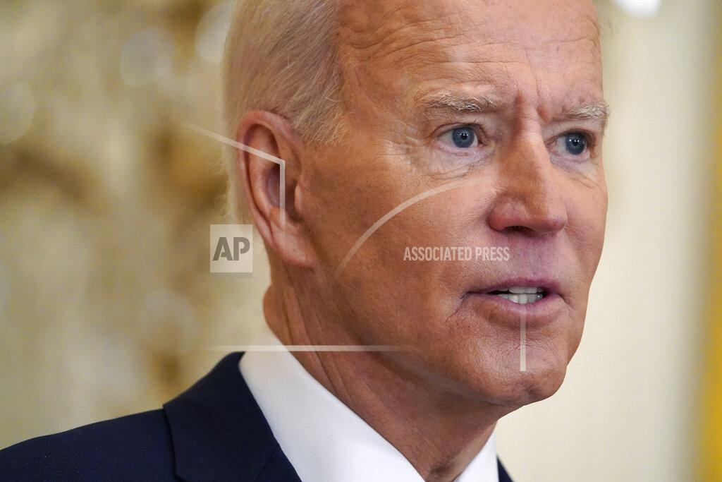 President Joe Biden speaks during a news conference in the East Room of the White House, Thursday, March 25, 2021, in Washington. (AP Photo/Evan Vucci)