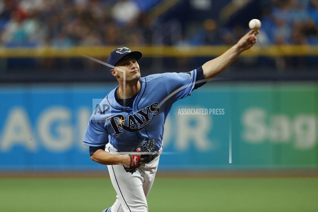 Scott Audette Tampa Bay Rays pitcher Shane McClanahan works from the mound against the Detroit Tigers during the first inning of a baseball game Sunday, Sept., 19, 2021, in St. Petersburg, Fla. (AP Photo/Scott Audette)