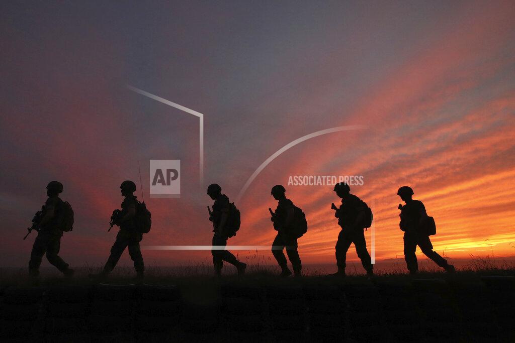 Kim In-Chul South Korean Marines patrol on Yeonpyeong Island, South Korea, Tuesday, June 16, 2020. North Korea blew up an inter-Korean liaison office building just north of the heavily armed border with South Korea on Tuesday in a carefully choreographed display of anger that sharply raises tensions on the Korean Peninsula and puts pressure on Washington and Seoul amid deadlocked nuclear diplomacy. (Kim In-chul/Yonhap via AP)