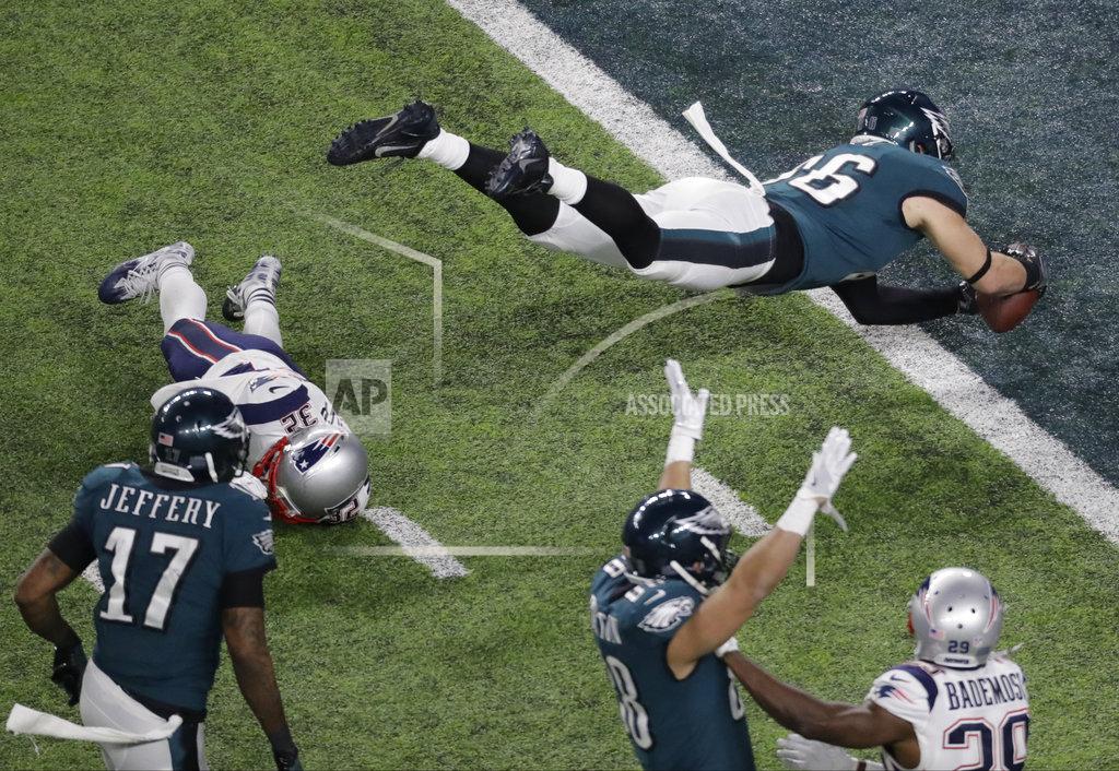 Eagles Patriots Super Bowl Football