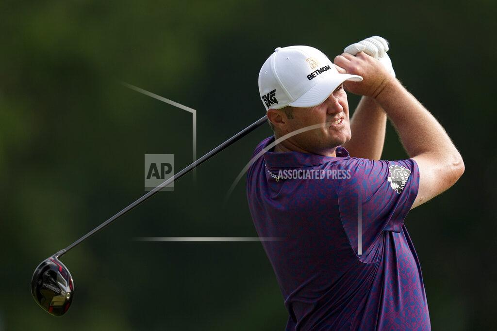 Sue Ogrocki Jason Kokrak watches his tee shot on the ninth hole during the second round of the PGA Championship golf tournament at Southern Hills Country Club, Friday, May 20, 2022, in Tulsa, Okla. (AP Photo/Sue Ogrocki)
