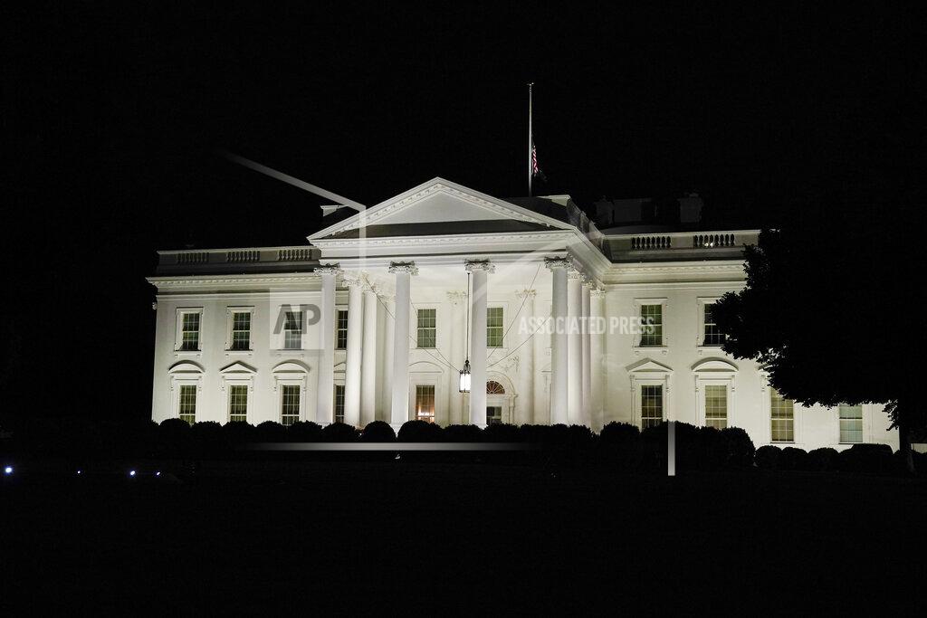 Manuel Balce Ceneta The American flag flies at half staff on the White House after President Joe Biden spoke about the mass shooting at Robb Elementary School in Uvalde, Texas, from the White House, in Washington, Tuesday, May 24, 2022. (AP Photo/Manuel Balce Ceneta)