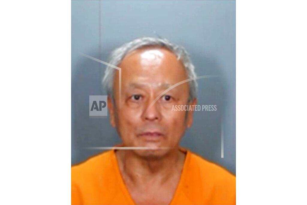 Uncredited In this photo released Monday, May 16, 2022, by the Orange County Sheriff's Department is David Chou. Authorities said Chou, the gunman in Sunday's deadly attack at a Southern California church, was a Chinese immigrant motivated by hate for Taiwanese people. Chou was booked on one count of murder and five counts of attempted murder. (Orange County Sheriff's Department via AP)