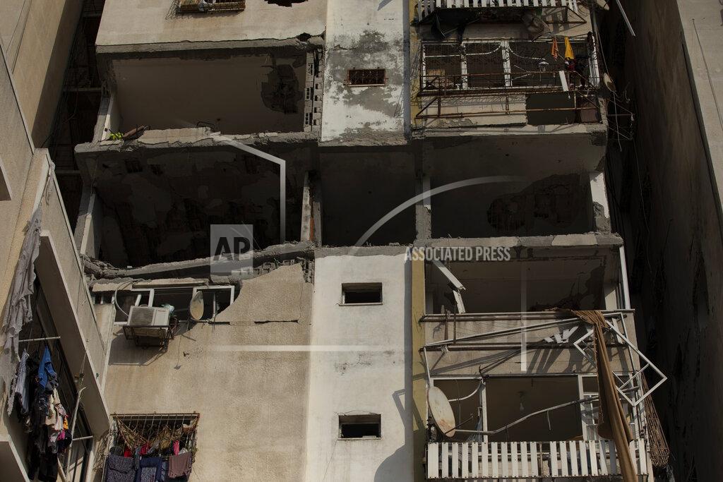 Fatima Shbair The damaged apartment of Taiseer al-Jabari the Islamic Jihad commander for northern Gaza, following an Israeli airstrikes, in Gaza City, Friday, Aug. 5, 2022. Palestinian officials say Israeli airstrikes on Gaza have killed several people, including a senior militant, and wounded 40 others. (AP Photo/Fatima Shbair)