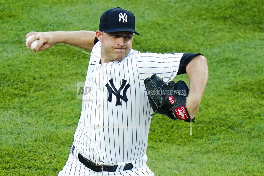 Frank Franklin Ii New York Yankees' Michael King delivers a pitch during the first inning of a baseball game against the Boston Red Sox,Friday, June 4, 2021, in New York. (AP Photo/Frank Franklin II)