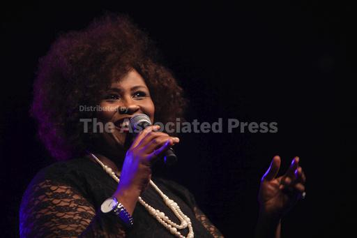 Jazz singer and writer, Gloria Bosman performs at the 22nd Joy of Jazz Festival in Johannesburg on Sept. 26, 2019. Smooth-voiced South African jazz musician Gloria Bosman has been lauded for her contribution to the country’s music industry in a career spanning more than two decades. Bosman died on Tuesday March 14, 2023 following a short illness, her family announced. (AP Photo)