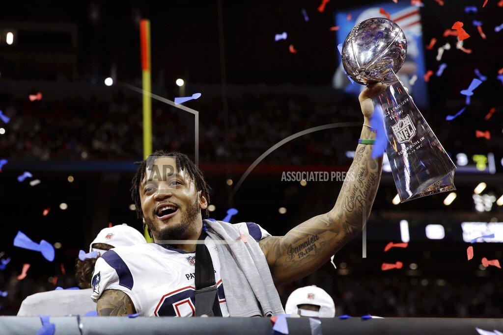 Carolyn Kaster FILE - New England Patriots' Patrick Chung lifts the trophy after the NFL Super Bowl 53 football game against the Los Angeles Rams in Atlanta, in this Sunday, Feb. 3, 2019, file photo. Patrick Chung says he is retiring from the NFL after 11 seasons and three Super Bowl rings with the Patriots. Chung announced his decision in an Instagram post, Thursday, March 18, 2021, thanking coach Bill Belichick and team owner Robert Kraft for drafting him in 2009. (AP Photo/Carolyn Kaster, File)
