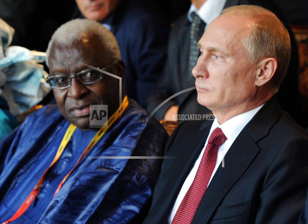 Lamine Diack, Vladimir Putin Lamine Diack, Vladimir Putin