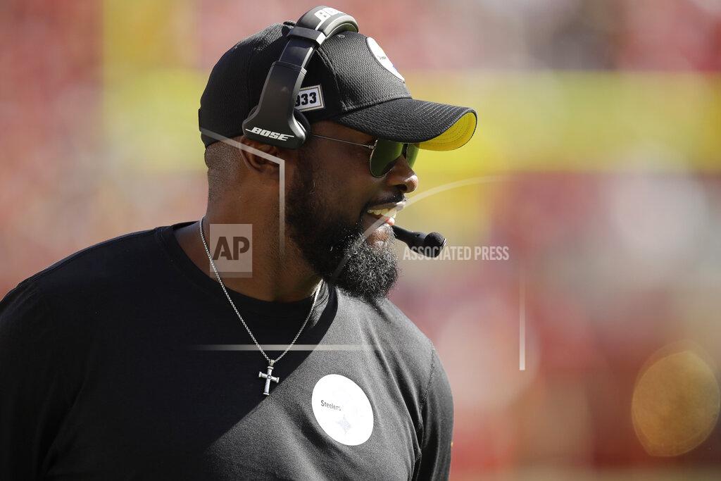 Ben Margot Pittsburgh Steelers head coach Mike Tomlin watches during the second half of an NFL football game between the San Francisco 49ers and the Steelers in Santa Clara, Calif., Sunday, Sept. 22, 2019. (AP Photo/Ben Margot)
