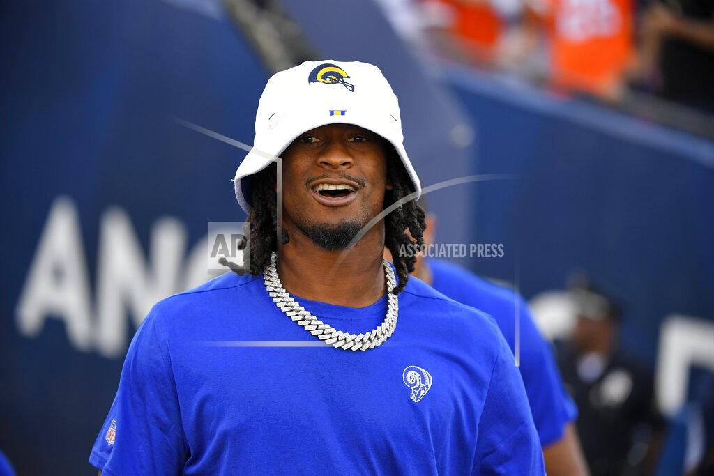 Mark J. Terrill Los Angeles Rams running back Todd Gurley enters the field before the start of an NFL preseason football game against the Denver Broncos Saturday, Aug. 24, 2019, in Los Angeles. (AP Photo/Mark J. Terrill)