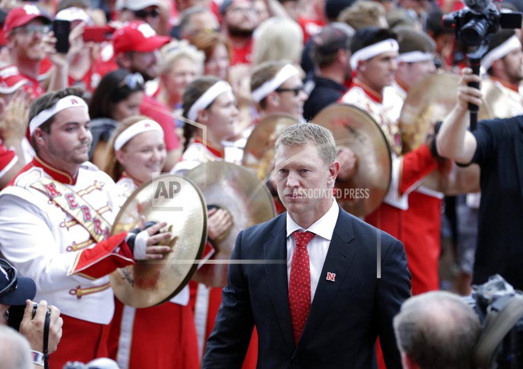 Nati Harnik Nebraska head football coach Scott Frost arrives at Memorial Stadium before an NCAA college football game against Akron in Lincoln, Neb., Saturday, Sept. 1, 2018. (AP Photo/Nati Harnik)