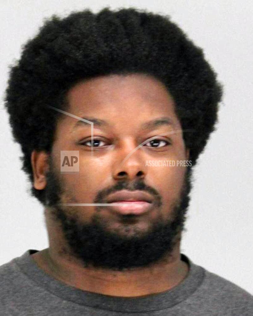 Uncredited This file photo provided by the Dallas County Sheriff's Office shows Thomas Johnson. The former Texas A&M football player is being tried for the killing of a jogger police say was hacked to death with a machete in 2015. Johnson's murder trial began Monday, April 29, 2019, after years of litigation over whether the 25-year old former wide receiver is mentally competent to be tried for the killing of David Stevens. (Dallas County Sheriff's Office via AP)