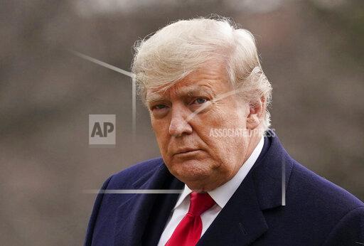 FILE - In this Dec. 31, 2020, file photo, President Donald Trump arrives on the South Lawn of the White House, in Washington. Trump's first post-White House book will be, like so much else about him, a departure from other former presidents. “Our Journey Together” is scheduled for Dec. 7, 2021, but not through a traditional New York publisher. (AP Photo/Evan Vucci, File)