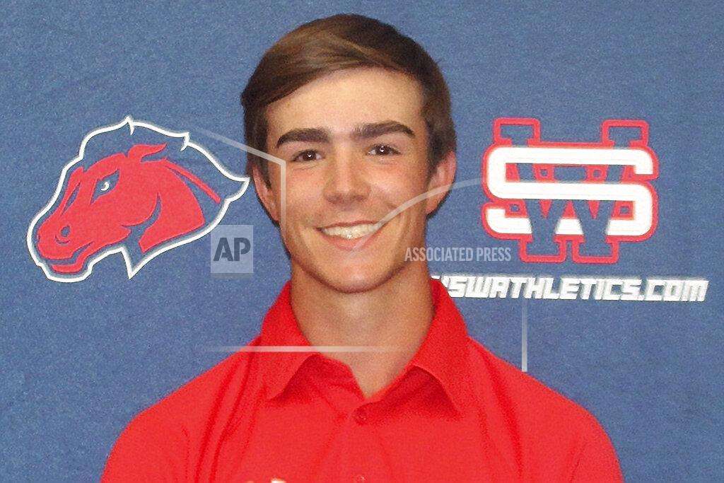 Uncredited This undated photo provided by the University of the Southwest shows golfer Tiago Sousa, who was killed in a fiery, head-on collision in West Texas, Tuesday evening, March 15, 2022. (University of the Southwest via AP)
