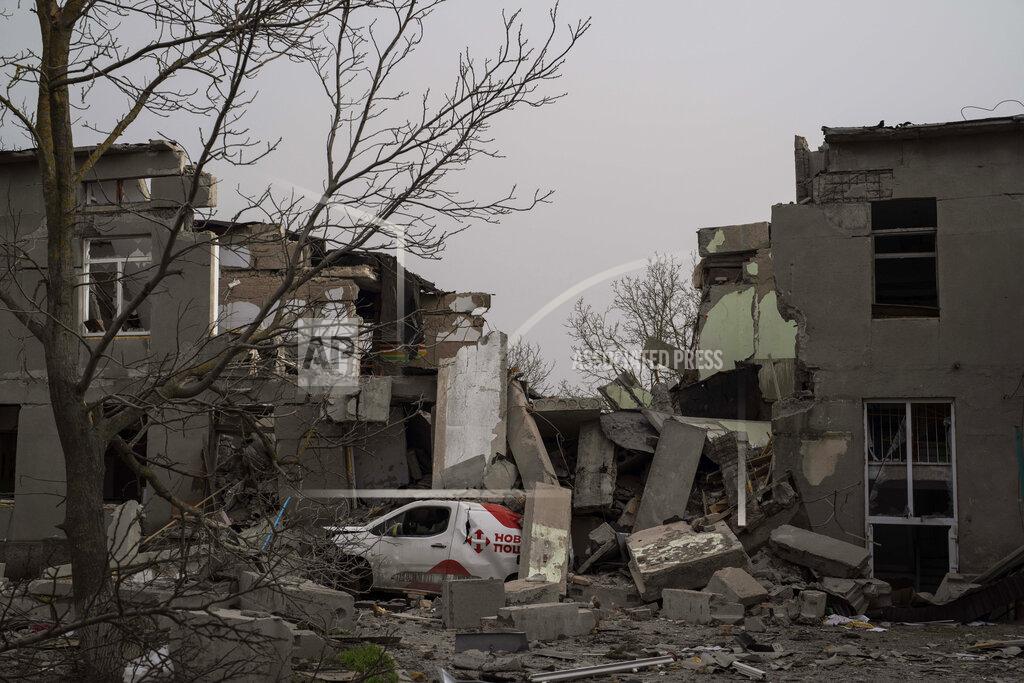 Petros Giannakouris FILE - A damaged school following a Russian attack occurred at mid March, on the outskirts of Mykolaiv, Ukraine, on Friday, April 1, 2022. The International Criminal Court, prosecutors from across the globe and Ukraine’s prosecutor general are investigating more than 8,000 reports of potential war crimes in Ukraine involving 500 suspects. (AP Photo/Petros Giannakouris, File)