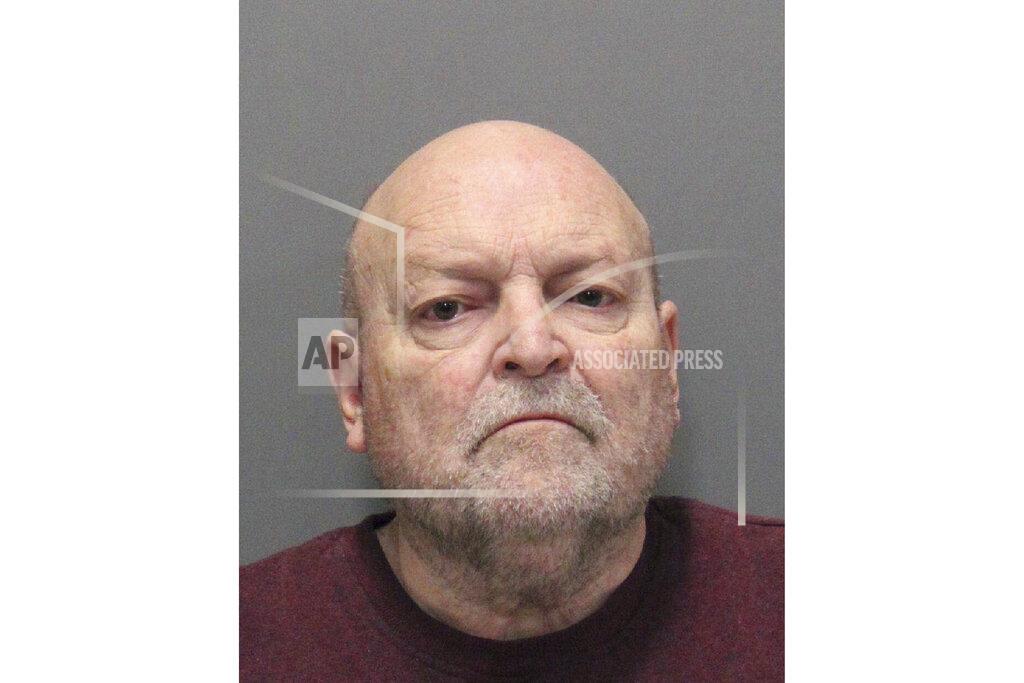 Uncredited FILE - This undated booking file photo provided by the Santa Clara County Sheriff's Office shows John Arthur Getreu. Getreu, an alleged San Francisco Bay Area serial killer, was convicted Tuesday, Sept. 14, 2021, of the murder of the daughter of former Stanford University athletic director Chuck Taylor nearly 50 years ago. (Santa Clara County Sheriff's Office via AP, File)