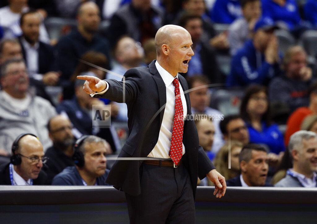 Noah K. Murray Seton Hall's head coach Kevin Willard coaches against DePaul during the second half of an NCAA college basketball game Wednesday, Jan. 29, 2020, in Newark, N.J. (AP Photo/Noah K. Murray)