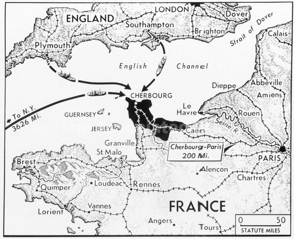 Map Of D-Day Invasion | Buy Photos | AP Images | DetailView