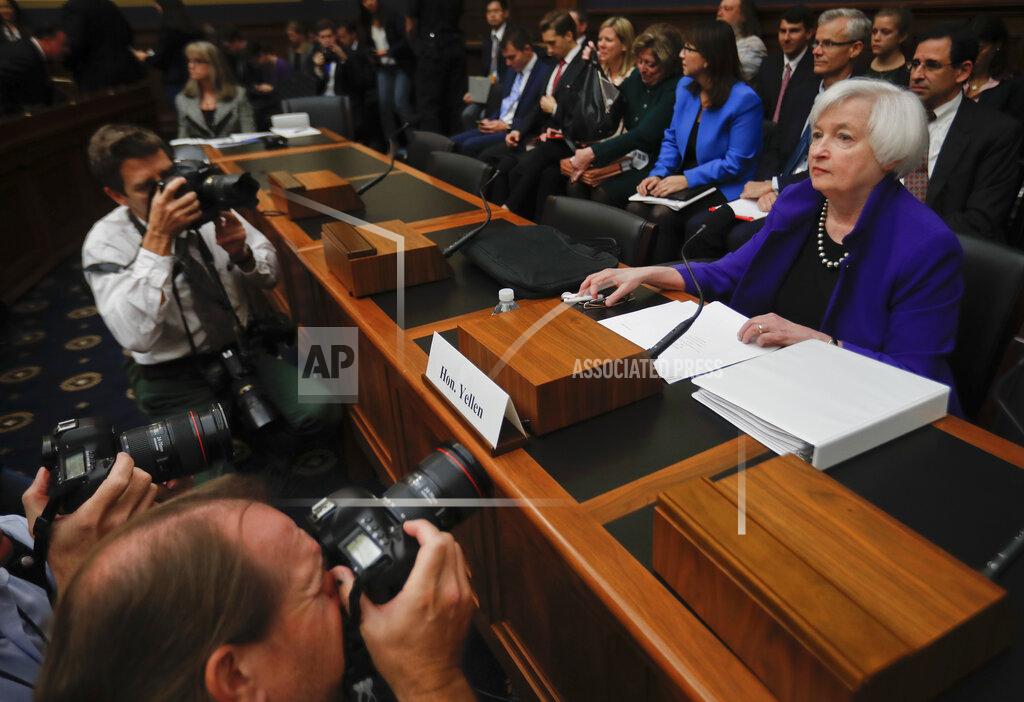 Pablo Martinez Monsivais FILE - In this Sept. 28, 2016, file photo Federal Reserve Board Chair Janet Yellen prepares to testify on Capitol Hill in Washington before the House Financial Services Committee. (AP Photo/Pablo Martinez Monsivais, File)