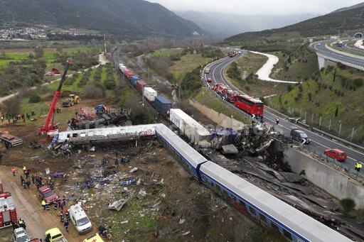 Head-on train crash in Greece kills 36, injures at leas... - Vimarsana News