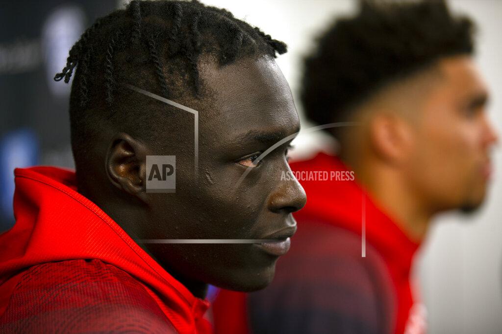 D. Ross Cameron Utah's Both Gach, left, and Timmy Allen speak during the Pac-12 NCAA college basketball media day, in San Francisco, Tuesday, Oct. 8, 2019. (AP Photo/D. Ross Cameron)