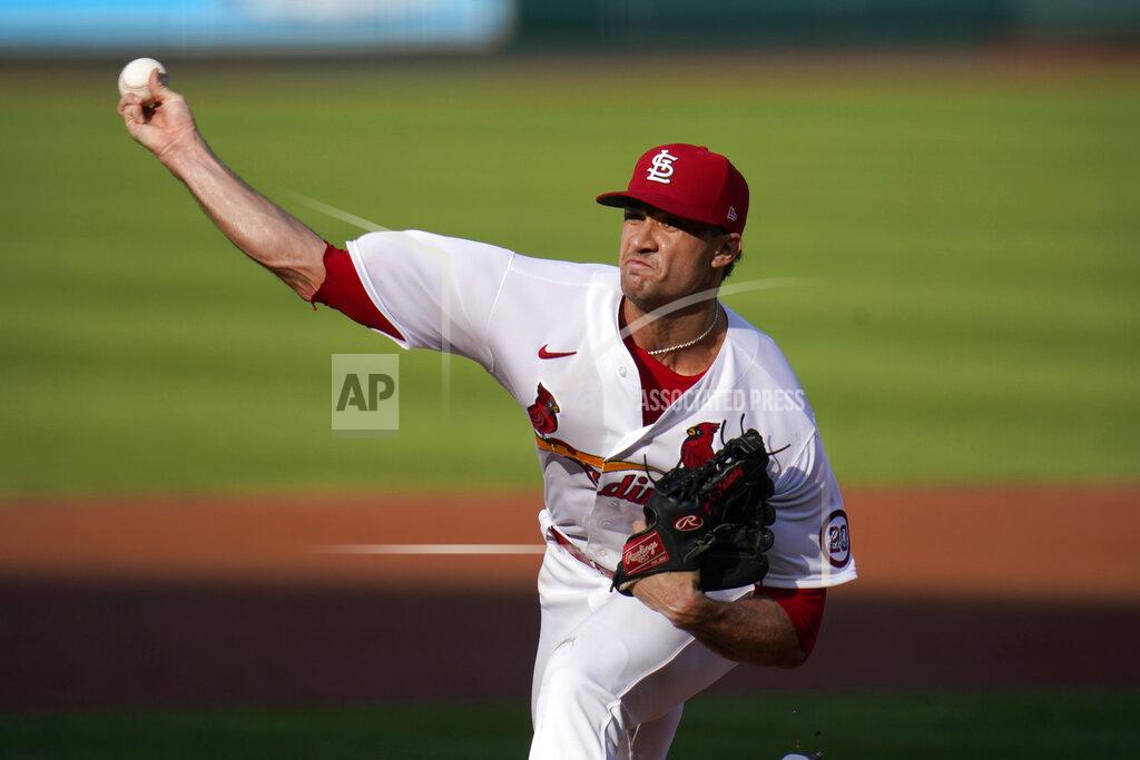 Jeff Roberson FILE - In this Sept. 25, 2020, file photo, St. Louis Cardinals starting pitcher Jack Flaherty throws during the second inning in the first game of a baseball doubleheader against the Milwaukee Brewers in St. Louis. Flaherty and Atlanta pitcher Mike Soroka won their salary arbitration cases on Saturday, Feb. 13, 2021, and Tampa Bay reliever Ryan Yarbrough lost. (AP Photo/Jeff Roberson, File)