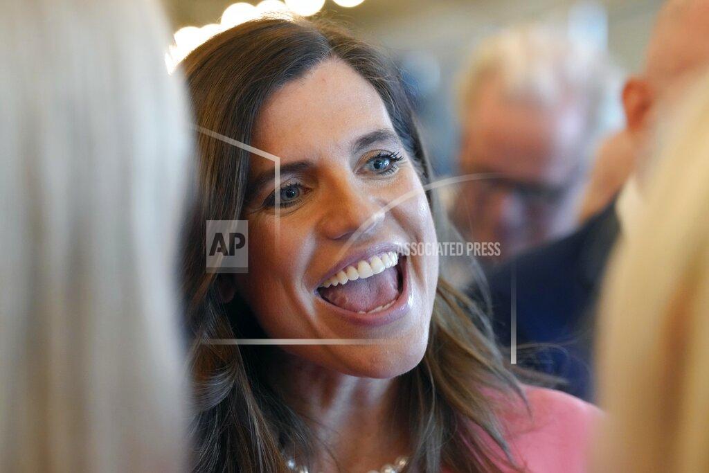 Meg Kinnard FILE - Rep. Nancy Mace, R-S.C., speaks with supporters after receiving public support for her campaign from former state Rep. Katie Arrington on June 16, 2022, in Charleston, S.C. Mace defeated the Trump-backed Arrington. (AP Photo/Meg Kinnard, File)