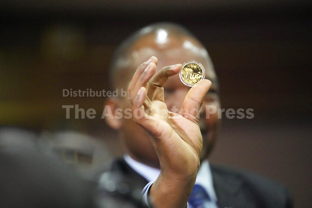 Zimbabwe Gold Coins Buy Photos AP Images DetailView