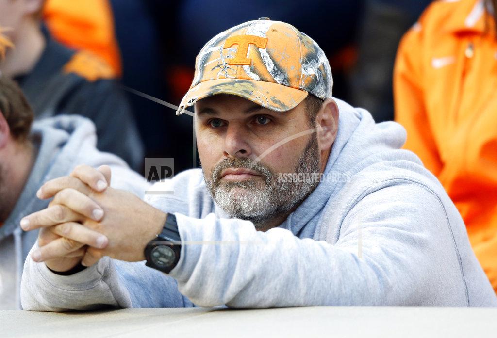 Wade Payne A Tennessee fan looks on in the final minutes in the second half of an NCAA college football game against Alabama Saturday, Oct. 20, 2018, in Knoxville, Tenn. Alabama won 58-21. (AP Photo/Wade Payne)