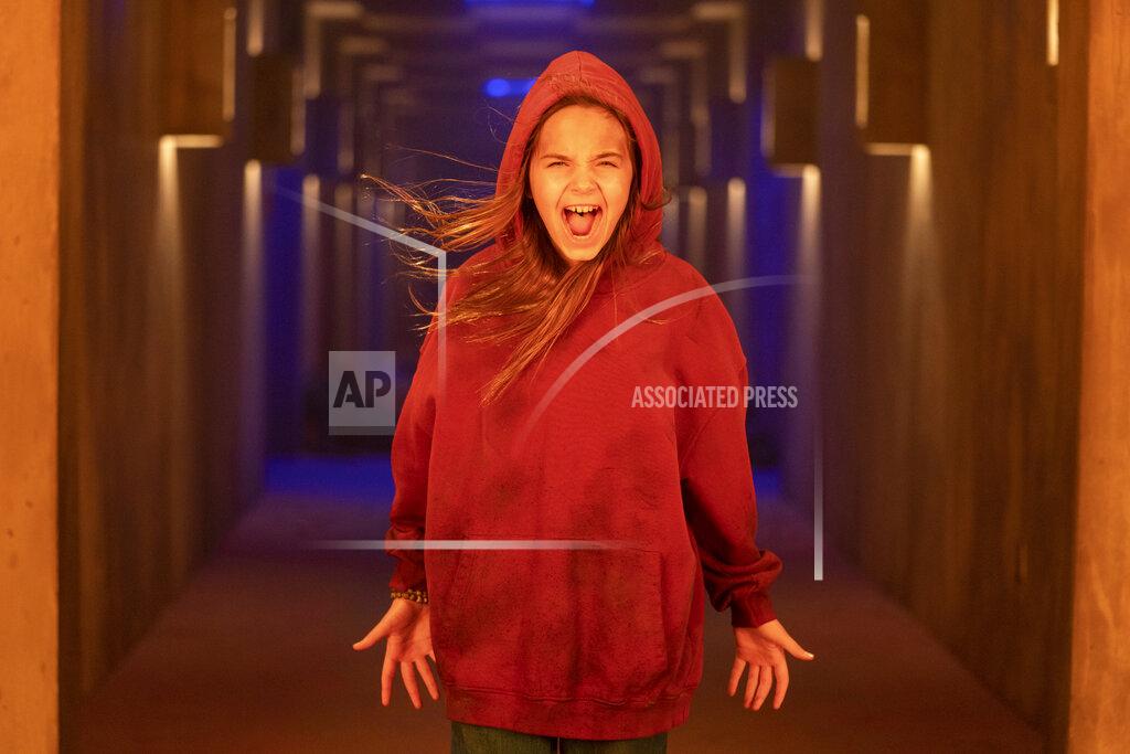 Ken Woroner This image released by Universal Pictures shows Ryan Kiera Armstrong in a scene from "Firestarter." (Ken Woroner/Universal Pictures via AP)