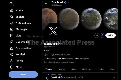 Elon Musk reveals new 'X' logo to replace Twitter's blu... - Vimarsana News