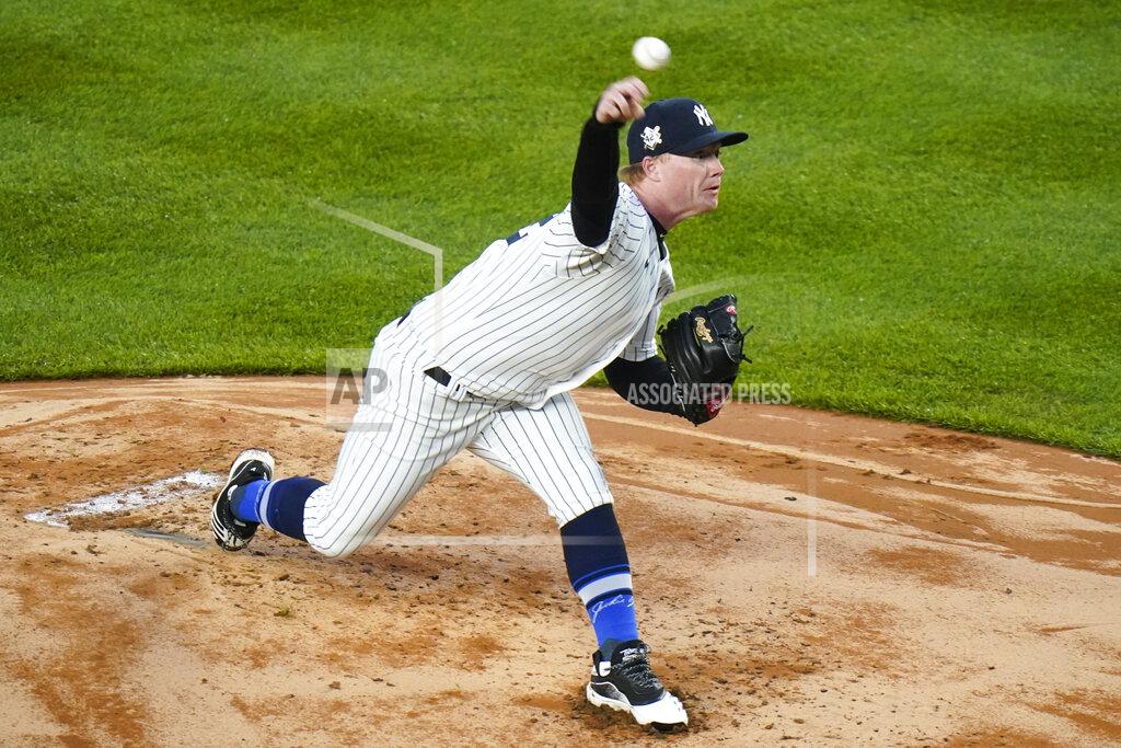 Frank Franklin Ii New York Yankees' Nick Nelson delivers a pitch during the first inning of the team's baseball game against the Tampa Bay Rays on Friday, April 16, 2021, in New York. (AP Photo/Frank Franklin II)