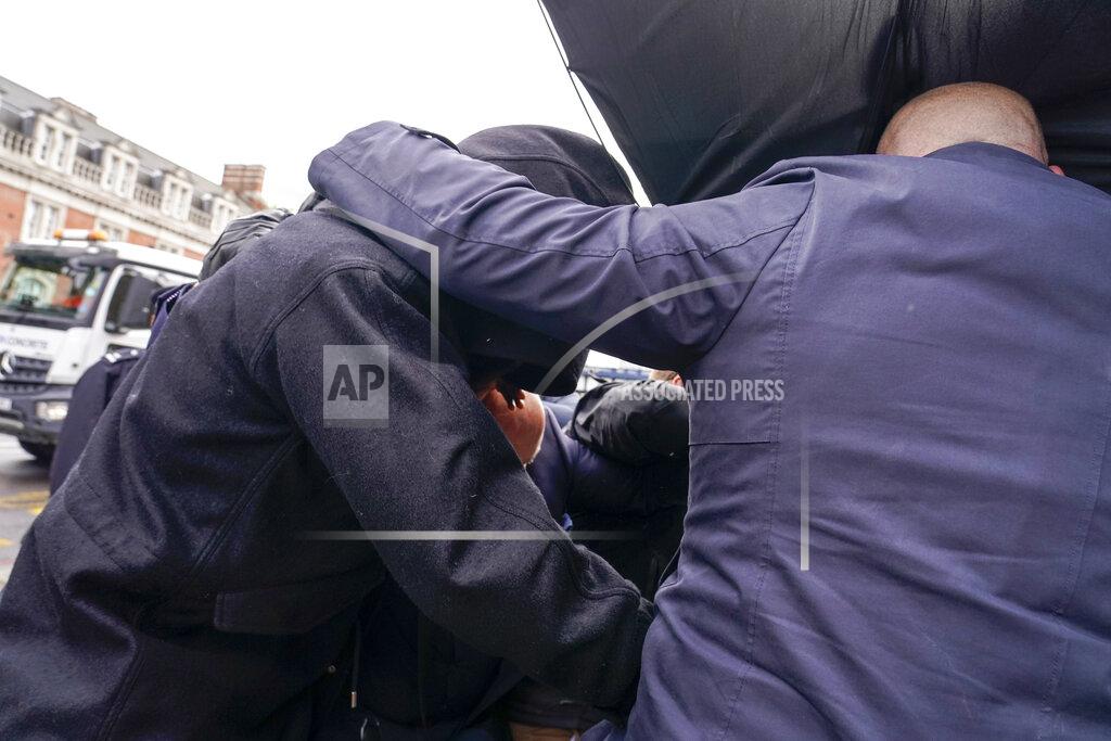 Alberto Pezzali West Ham United player Kurt Zouma arrives at Thames Magistrates Court for a hearing, in London, Tuesday, May 24, 2022. The West Ham defender is being prosecuted by the RSPCA under the Animal Welfare Act for kicking his cat. (AP Photo/Alberto Pezzali)