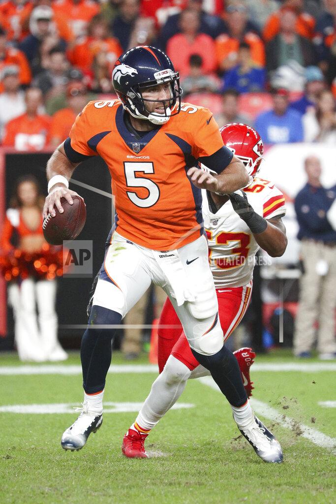 Broncos offensive coordinator dismisses shots from Flacco
