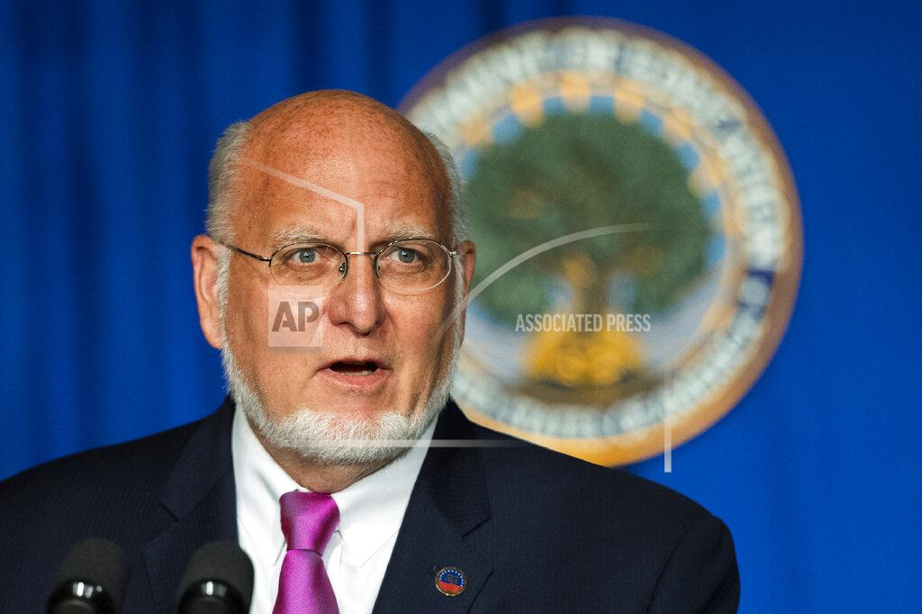 Director of the Centers for Disease Control and Prevention Robert Redfield, speaks during a White House Coronavirus Task Force briefing at the Department of Education building Wednesday, July 8, 2020, in Washington. (AP Photo/Manuel Balce Ceneta)