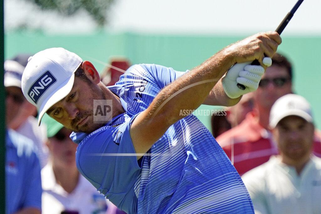 Darron Cummings Louis Oosthuizen, of South Africa, tees off on the 11th hole during the third round of the Memorial golf tournament, Saturday, June 5, 2021, in Dublin, Ohio. (AP Photo/Darron Cummings)