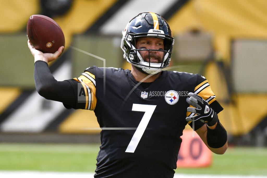 Don Wright Pittsburgh Steelers quarterback Ben Roethlisberger (7) passes against the Houston Texans in the first half of an NFL football game, Sunday, Sept. 27, 2020, in Pittsburgh. (AP Photo/Don Wright)