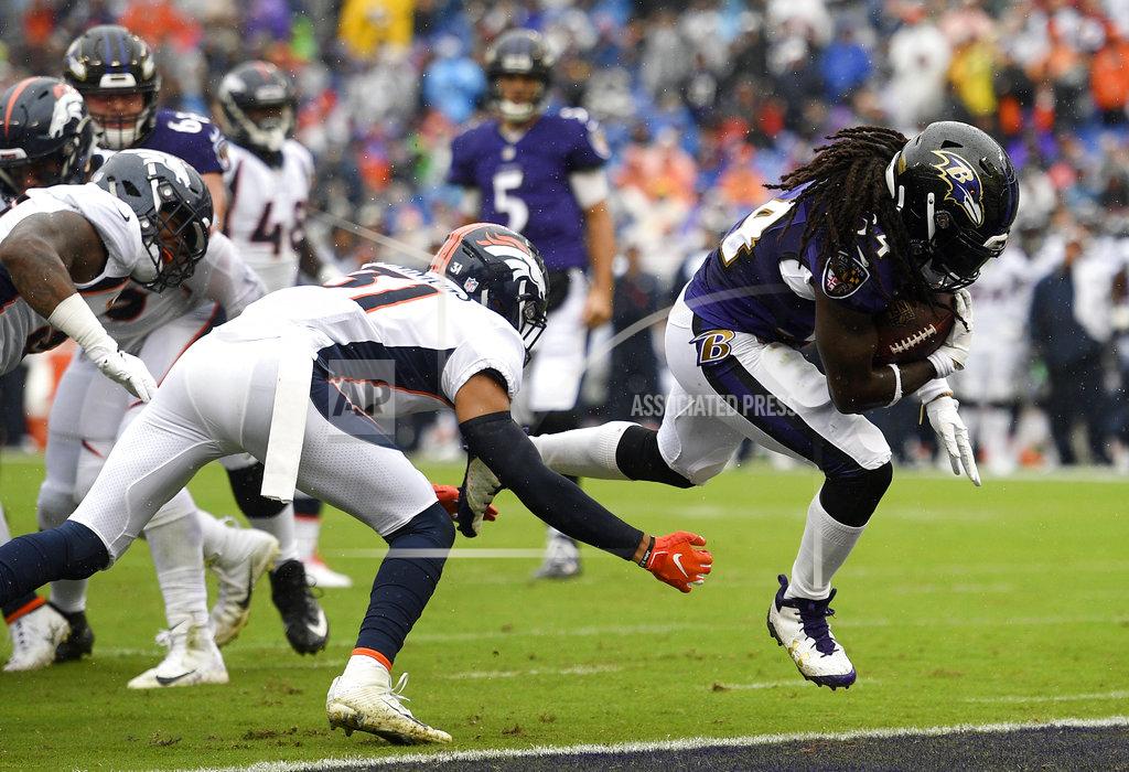 APTOPIX Broncos Ravens Football