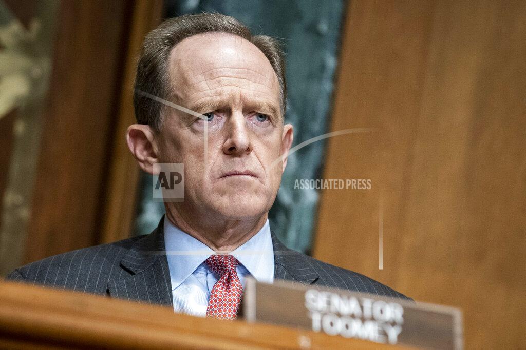 Sarah Silbiger Sen. Pat Toomey, R-Pa., questions Treasury Secretary Steven Mnuchin during a Congressional Oversight Commission hearing on Capitol Hill in Washington, Thursday Dec. 10, 2020. (Sarah Silbiger/The Washington Post via AP, Pool)