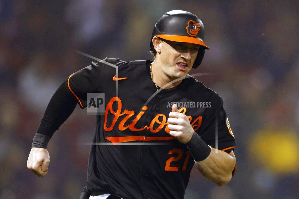 Michael Dwyer Baltimore Orioles' Austin Hays runs the bases on a solo home run during the second inning of the team's baseball game against the Boston Red Sox, Friday, Sept. 17, 2021, in Boston. (AP Photo/Michael Dwyer)