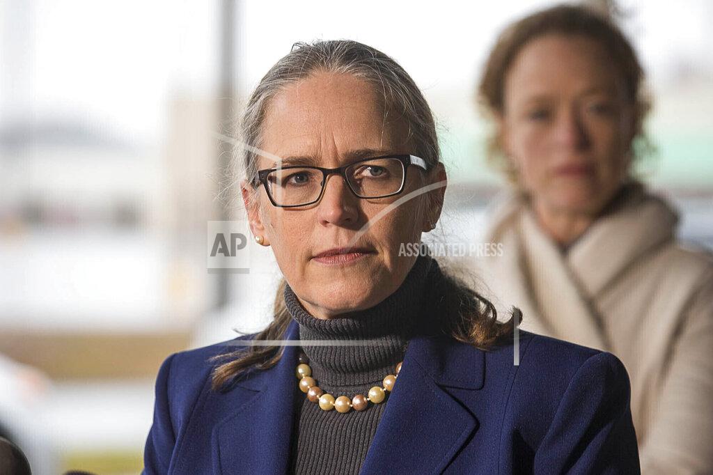 Alyssa Pointer FILE - Democrat Carolyn Bourdeaux, shown in a Nov. 12, 2018 file photo in Lawrenceville, Ga., is running for a U.S. House seat representing suburban Atlanta’s 7th Congressional District, after narrowly losing the 2018 general election. (Alyssa Pointer/Atlanta Journal-Constitution via AP, File)
