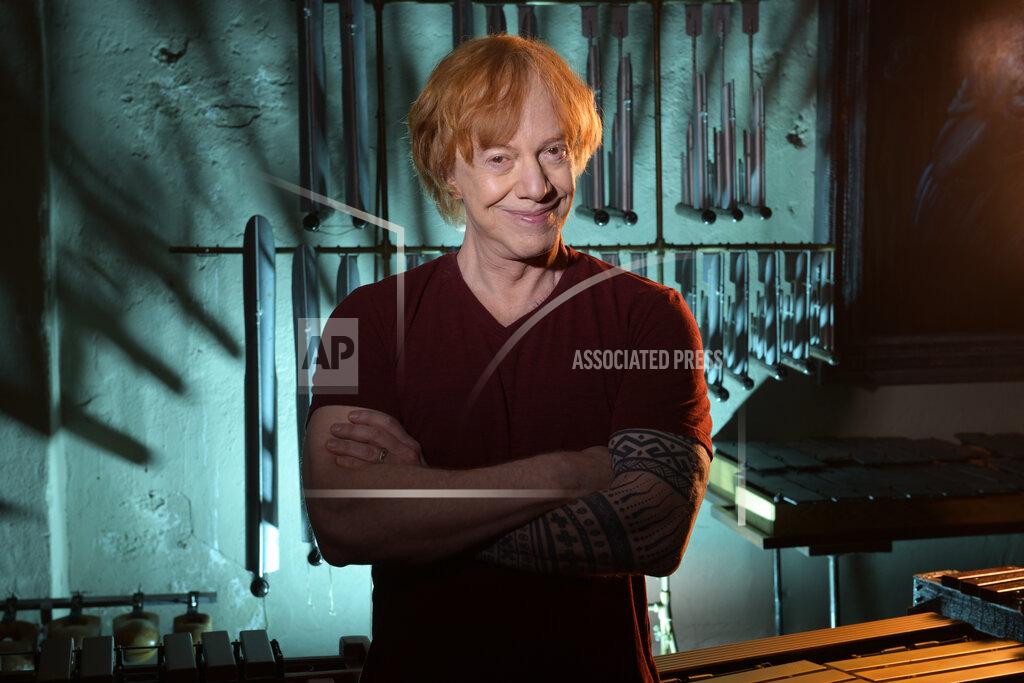 Mark J. Terrill Musician Danny Elfman poses in his studio on May 26, 2021, in Los Angeles to promote his 18-track double album "Big Mess." (AP Photo/Mark J. Terrill)