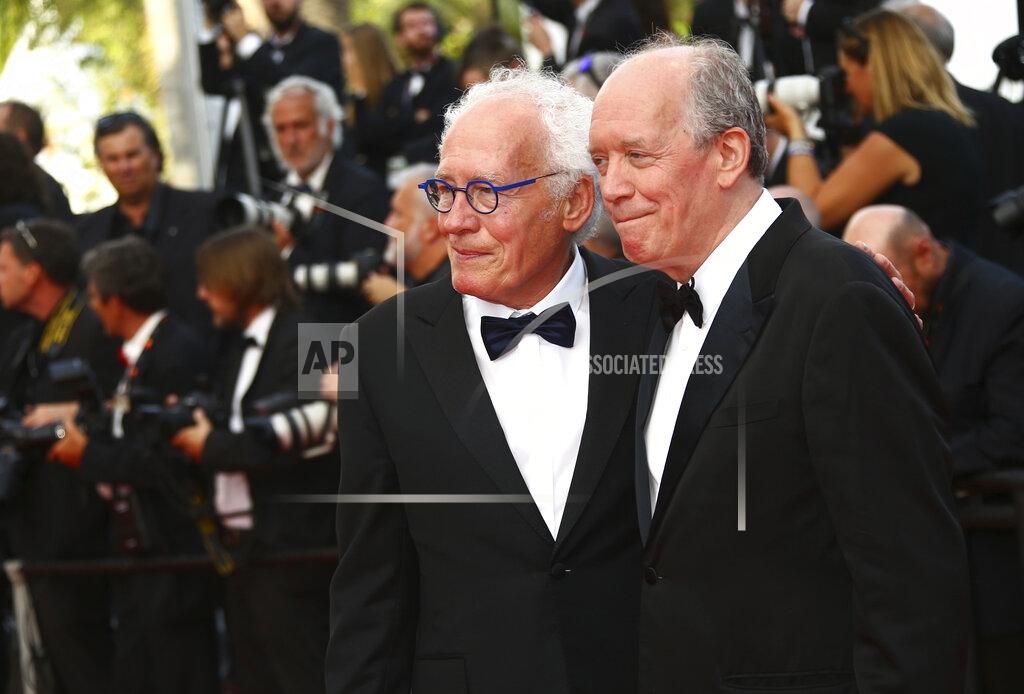 Joel C Ryan Jean-Pierre Dardenne, from left, and Luc Dardenne pose for photographers upon arrival at the awards ceremony of the 75th international film festival, Cannes, southern France, Saturday, May 28, 2022. (Photo by Joel C Ryan/Invision/AP)