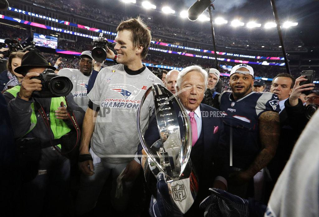 Robert Kraft, Tom Brady, Patrick Chung