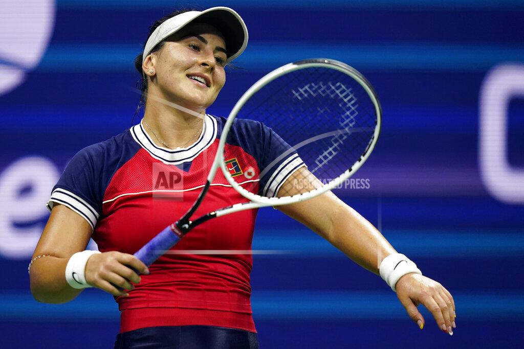 Frank Franklin Ii FILE - Bianca Andreescu, of Canada, reacts between points during the first round of the U.S. Open tennis championships, Tuesday, Aug. 31, 2021, in New York. 2019 U.S. Open champion Bianca Andreescu, a 21-year-old Canadian scheduled to face Tokyo Olympics gold medalist Belinda Bencic in Paris on Wednesday, announced in December she would sit out the start of this season, including the Australian Open, so she could "re-set, recover, and grow" after two difficult years. (AP Photo/Frank Franklin II, File)