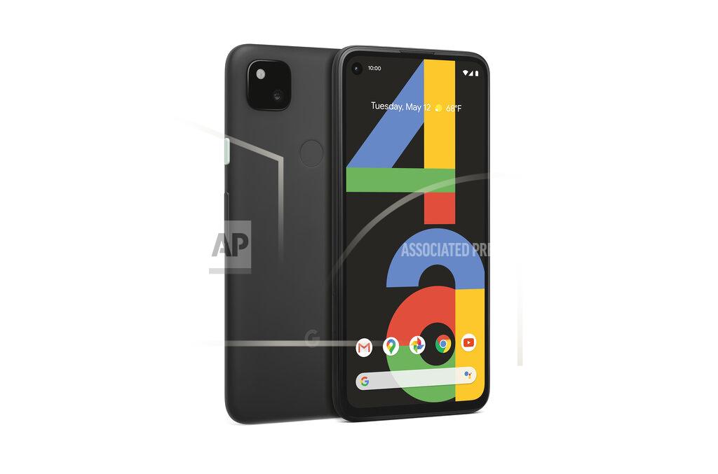 An image provided by Google shows the Pixel 4A budget smartphone, which has the same high-quality camera and several other features available in fancier Pixel models. The phone, unveiled Monday, Aug. 3, 2020, will be available Aug. 20 after months of delay caused by supply problems triggered by the coronavirus pandemic. It will cost $349, a $50 discount from a cheap Pixel released last year. It's also a major markdown from other higher-end models in the existing product line-up that start at $799. (Google via AP)