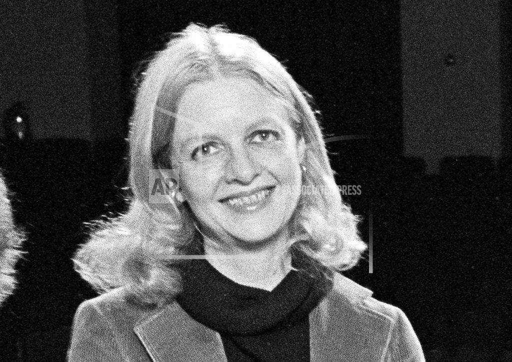 Marty Reichenthal FILE - This Nov. 1, 1978 file photo shows Patricia Bosworth in New York. (AP Photo/Marty Reichenthal, FILE)