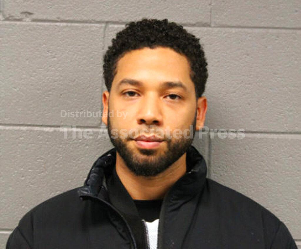 This Feb. 21, 2019 photo released by the Chicago Police Department shows Jussie Smollett. Police say the