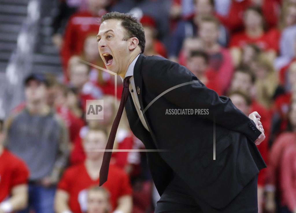 Andy Manis Minnesota coach Richard Pitino yells to his team during the second half of an NCAA college basketball game against Wisconsin on Thursday, Jan. 3, 2019, in Madison, Wis. Minnesota won 59-52. (AP Photo/Andy Manis)
